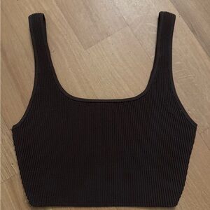 Aritzia Babaton sculpt knit squareneck tank